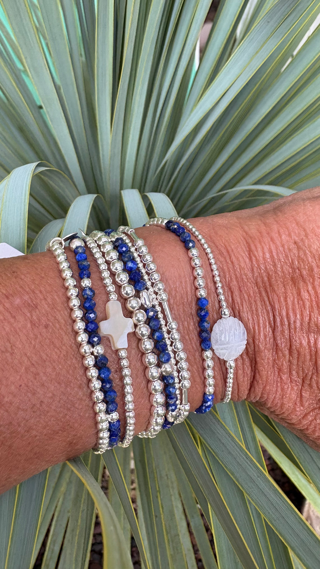 Bracelet Croix Nacre AAA