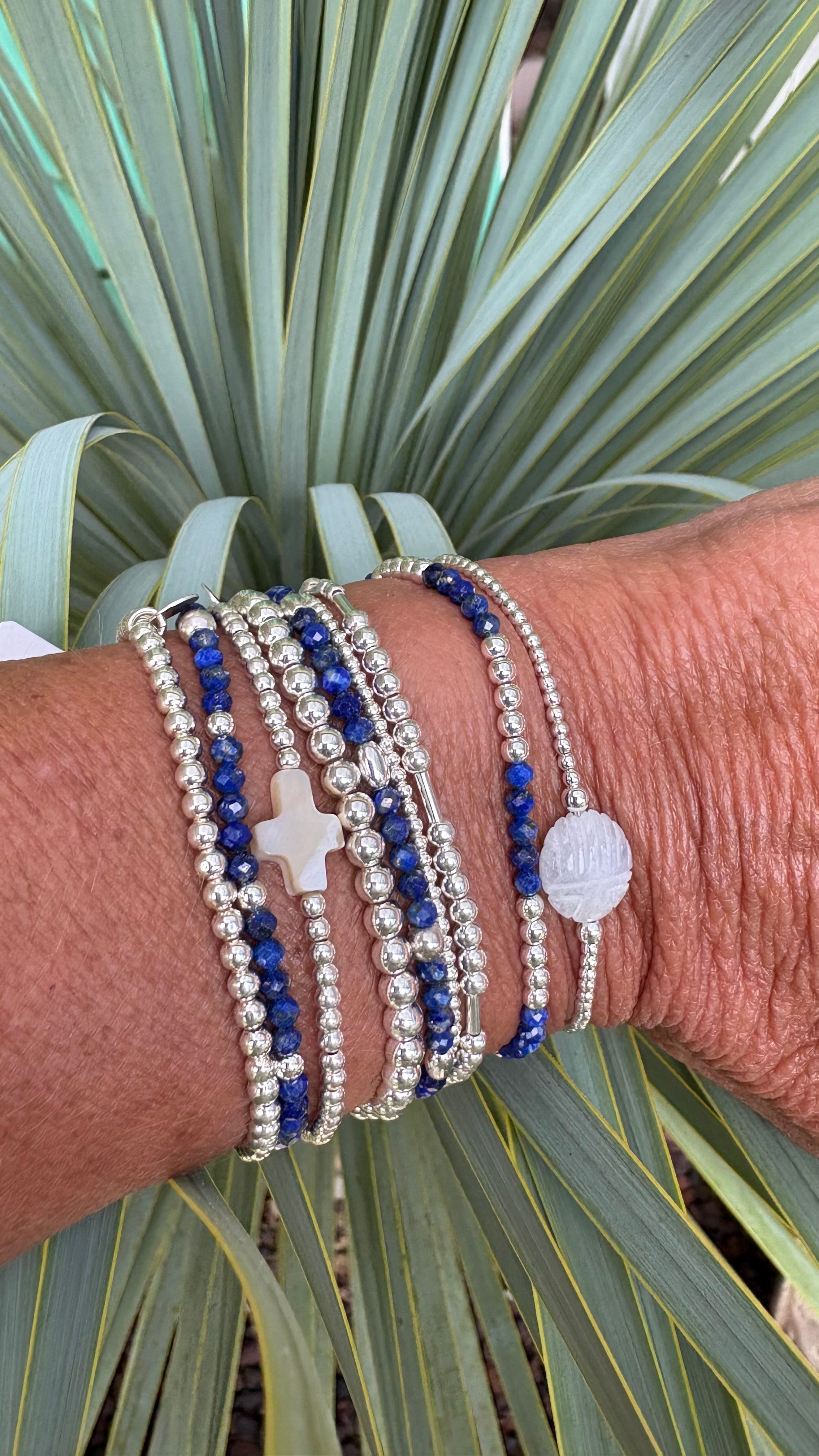 Bracelet Croix Nacre AAA