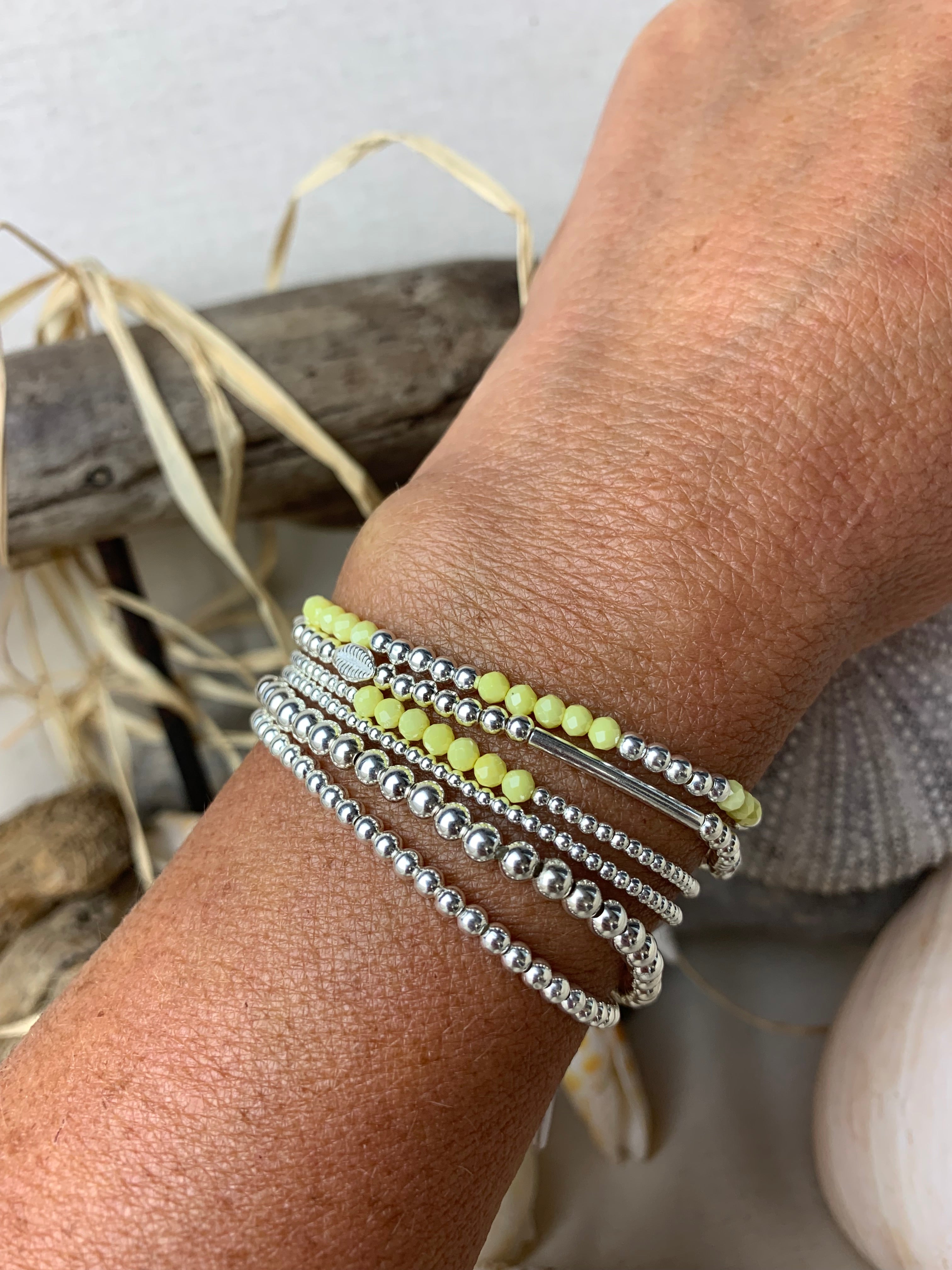 Bracelet Soleil Zirconium Yellow