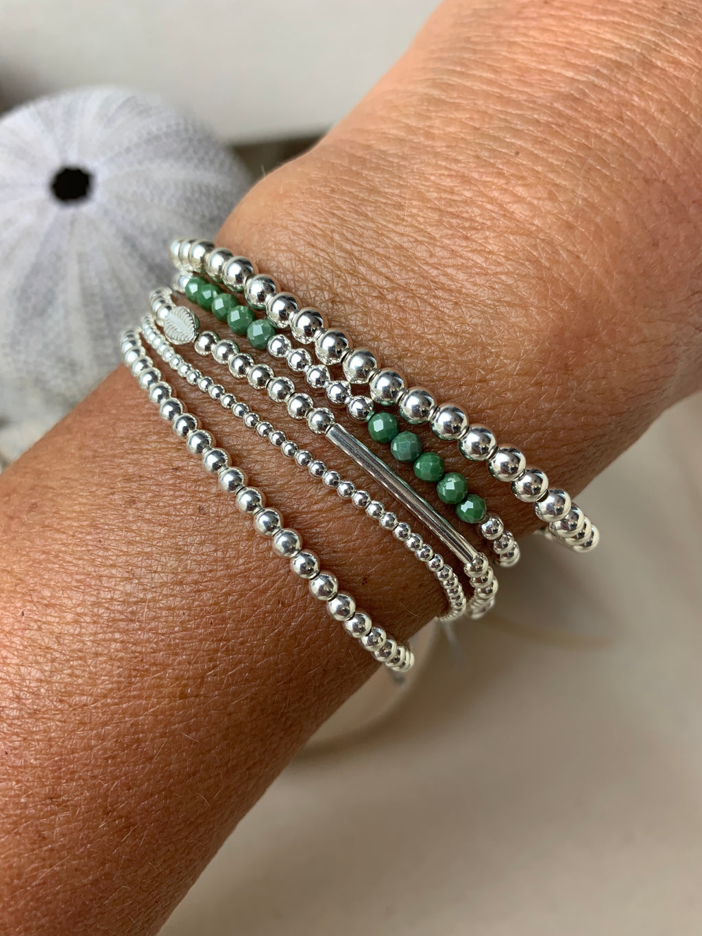 Bracelet Soleil Zirconium vert Émeraude