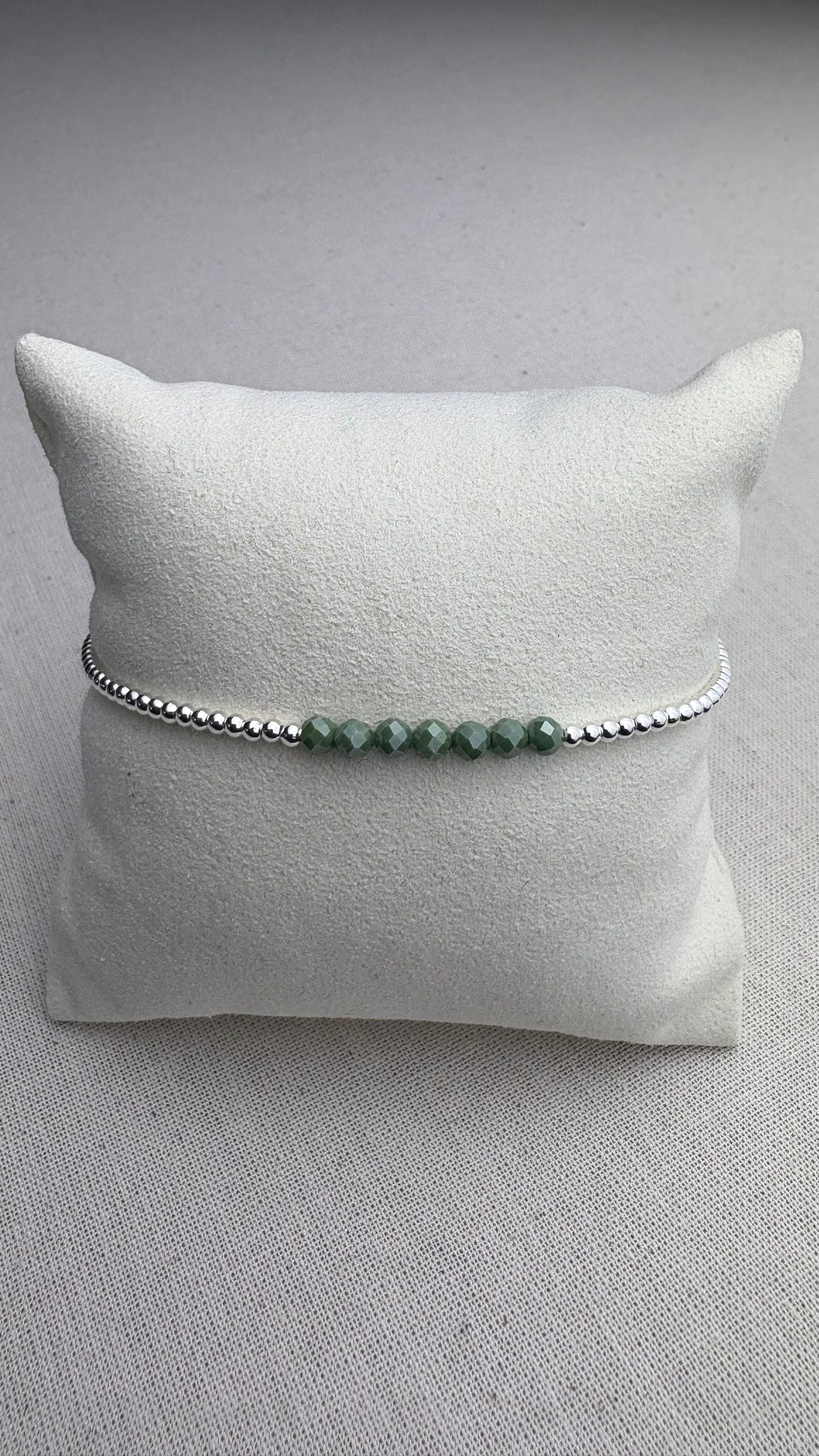 Bracelet Léna Zirconium vert Émeraude