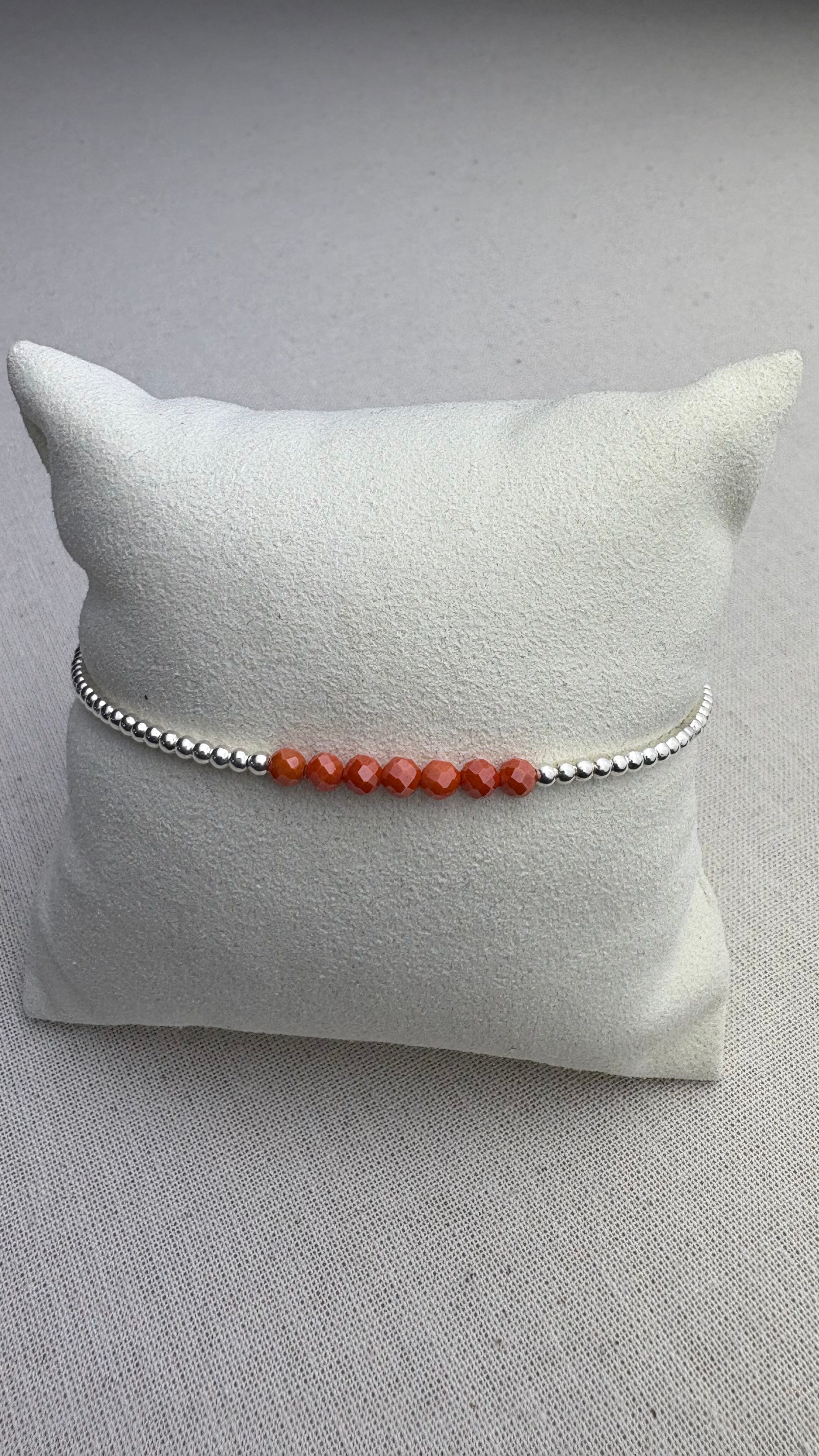 Bracelet Léna zirconium Dark Papaye