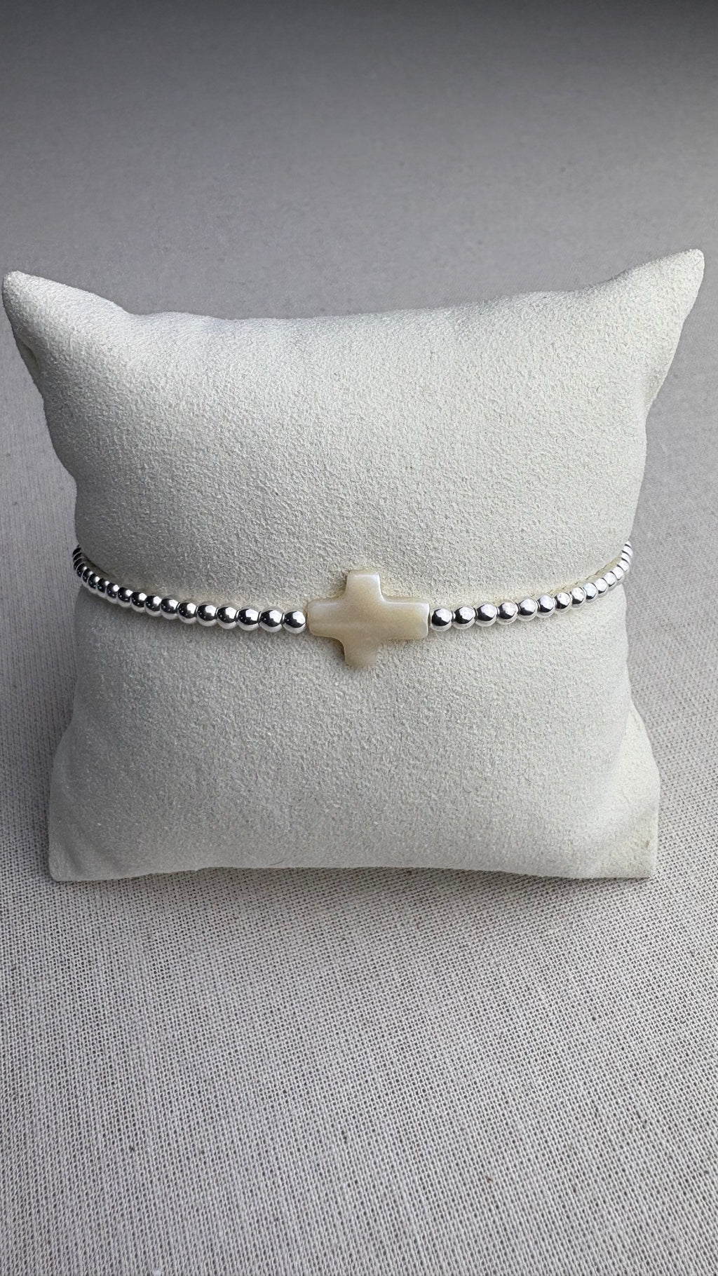 Bracelet Croix Nacre AAA