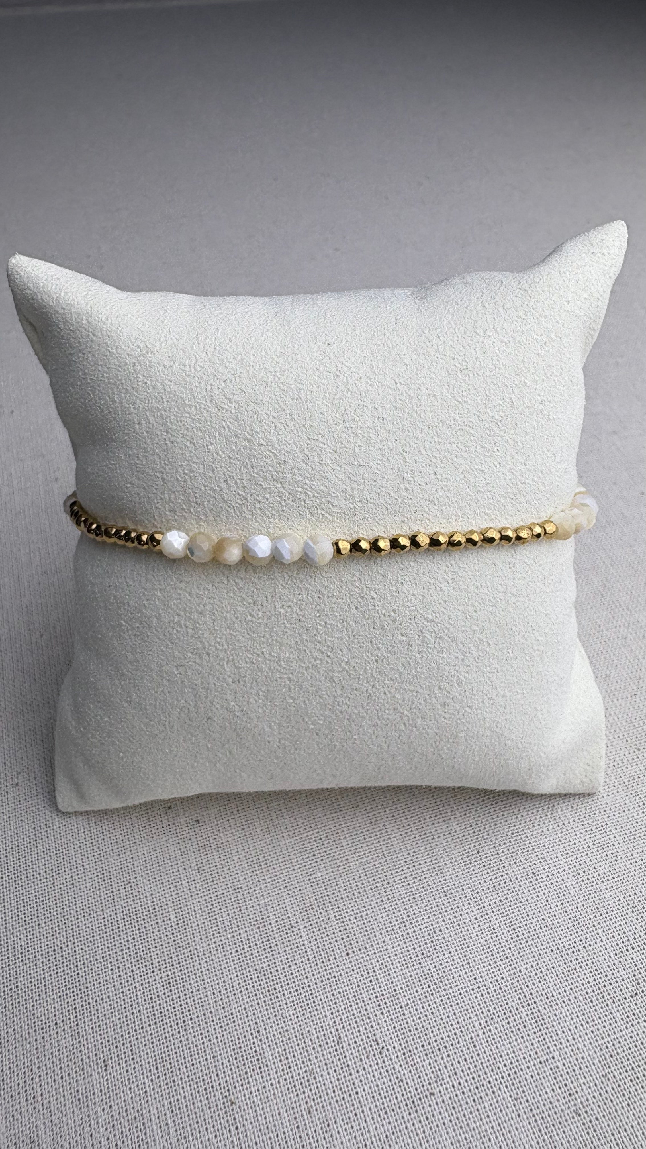 Bracelet Lila doré Nacre Paloma