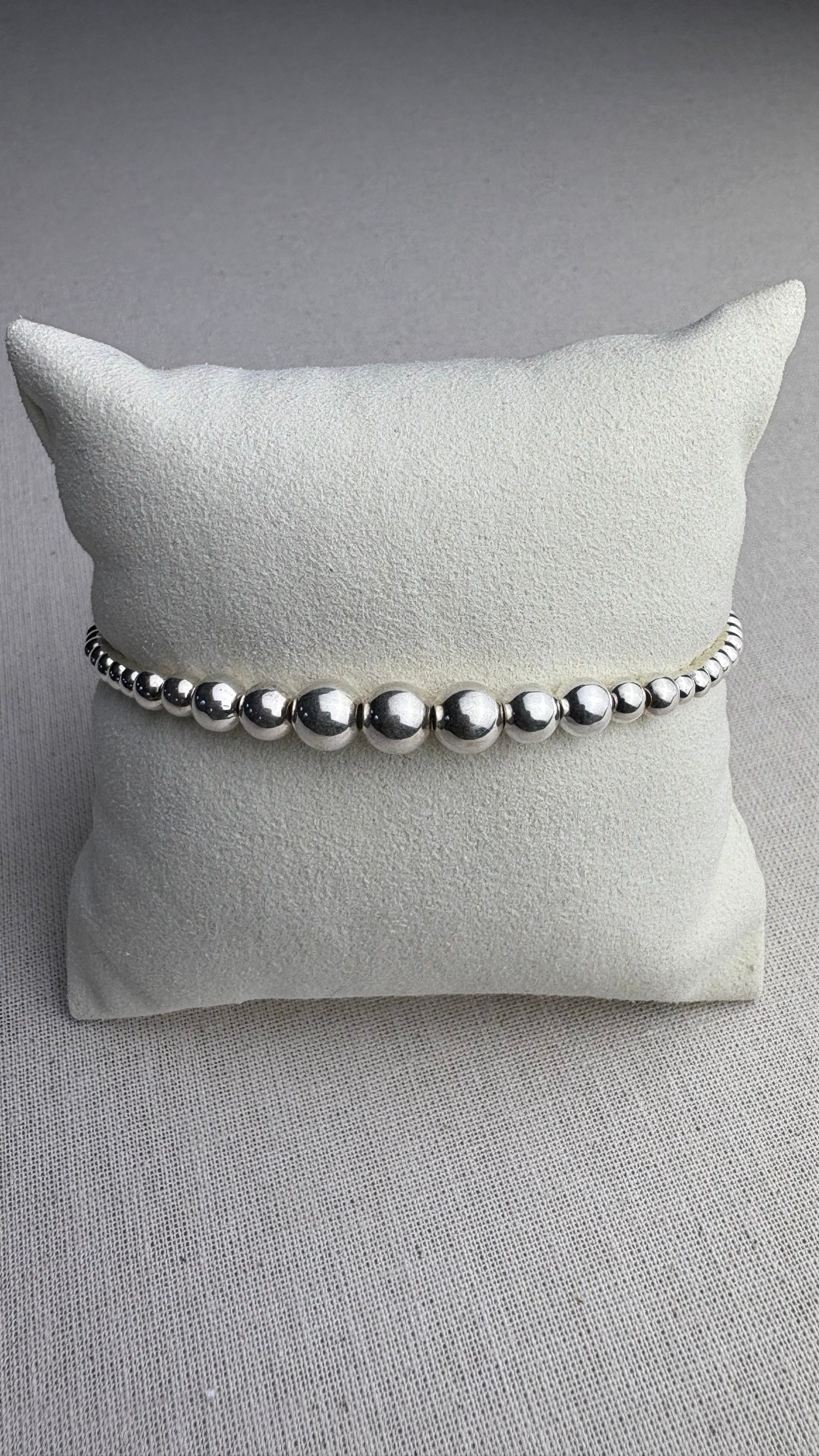 Bracelet Argent Boules