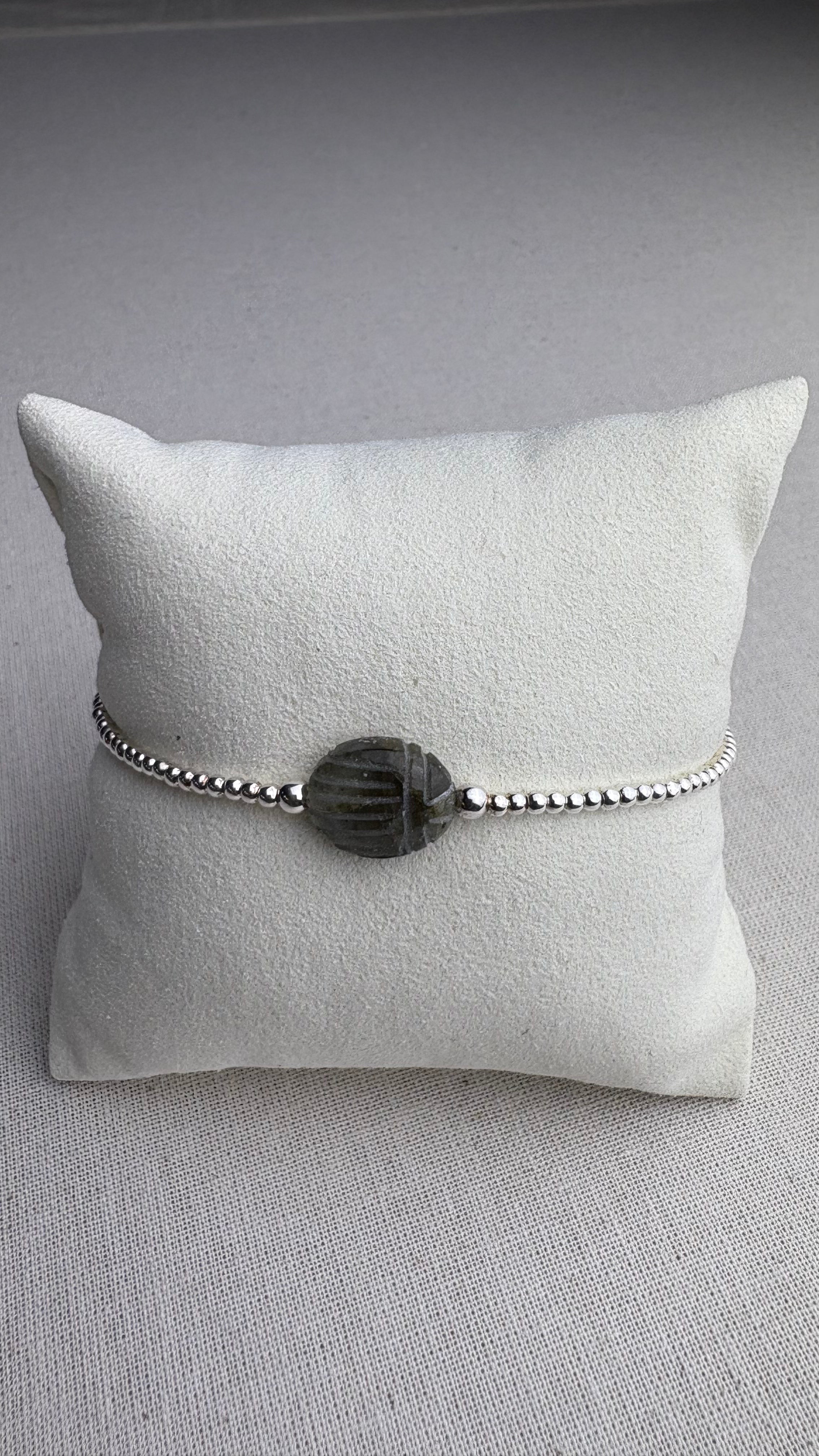 Bracelet Ramsès Labradorite de Madagascar