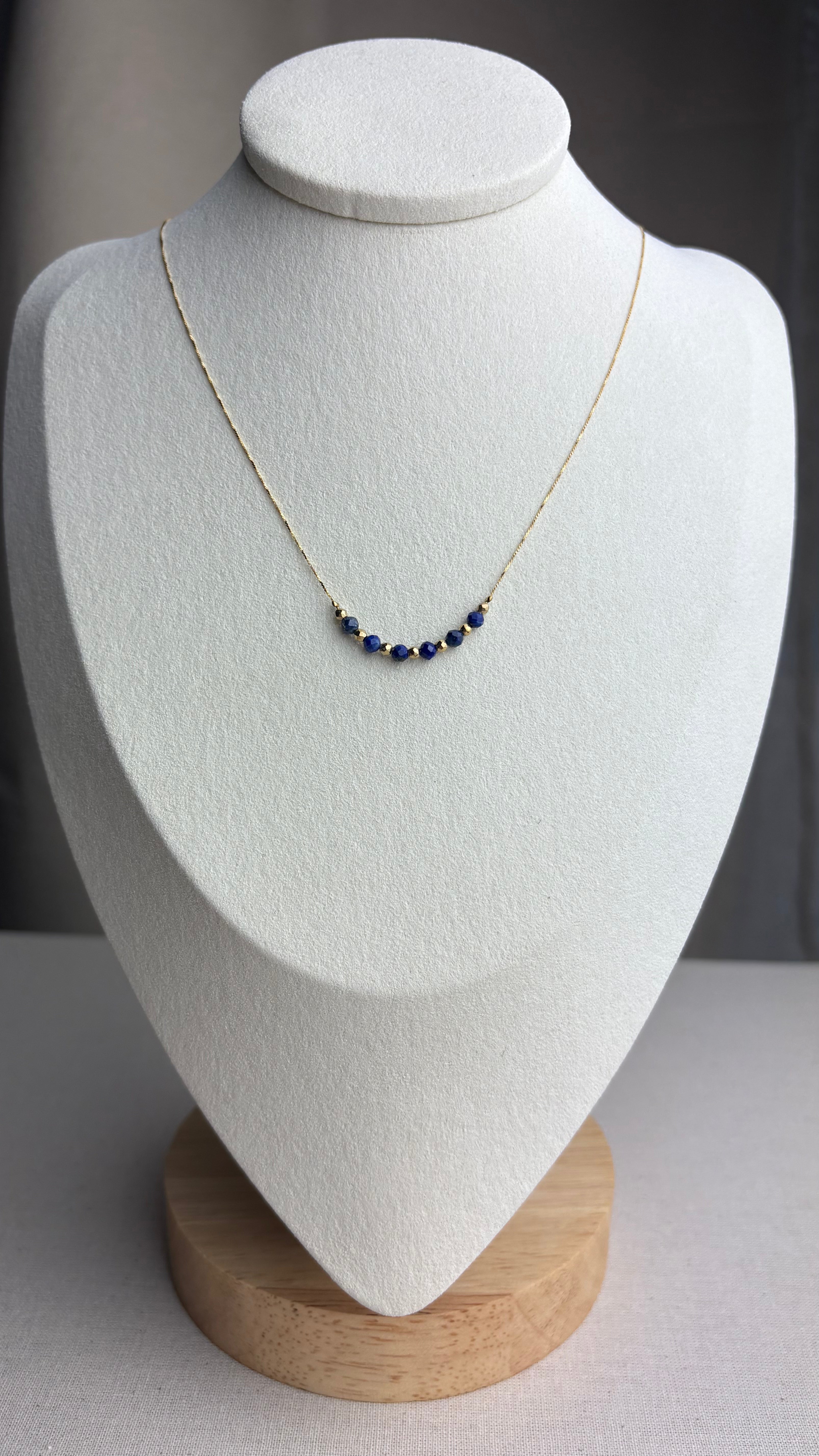 Collier ras de cou Cléor Lapis d’Afghanistan