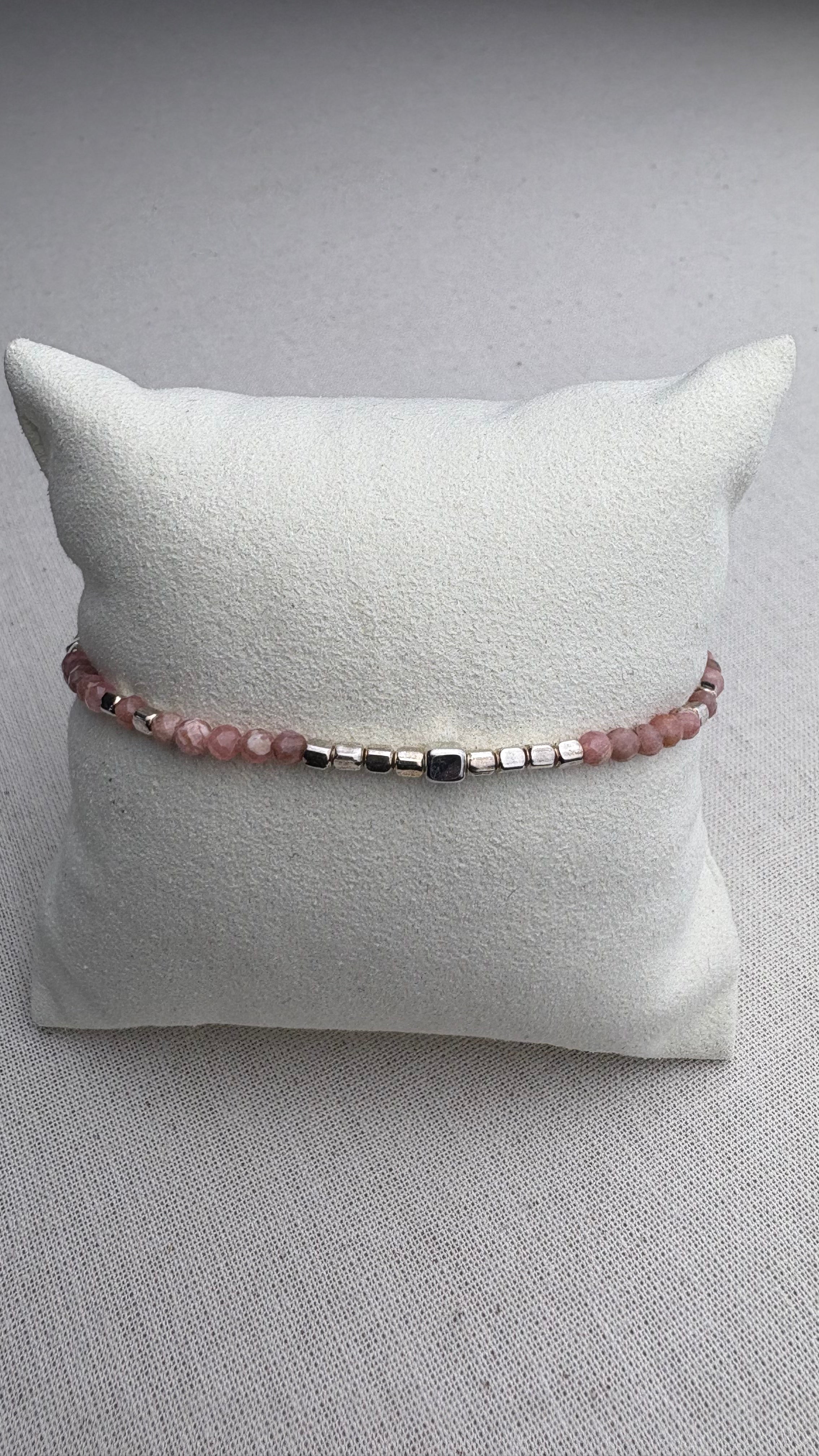 Bracelet Marine Rhodonite de Madagascar