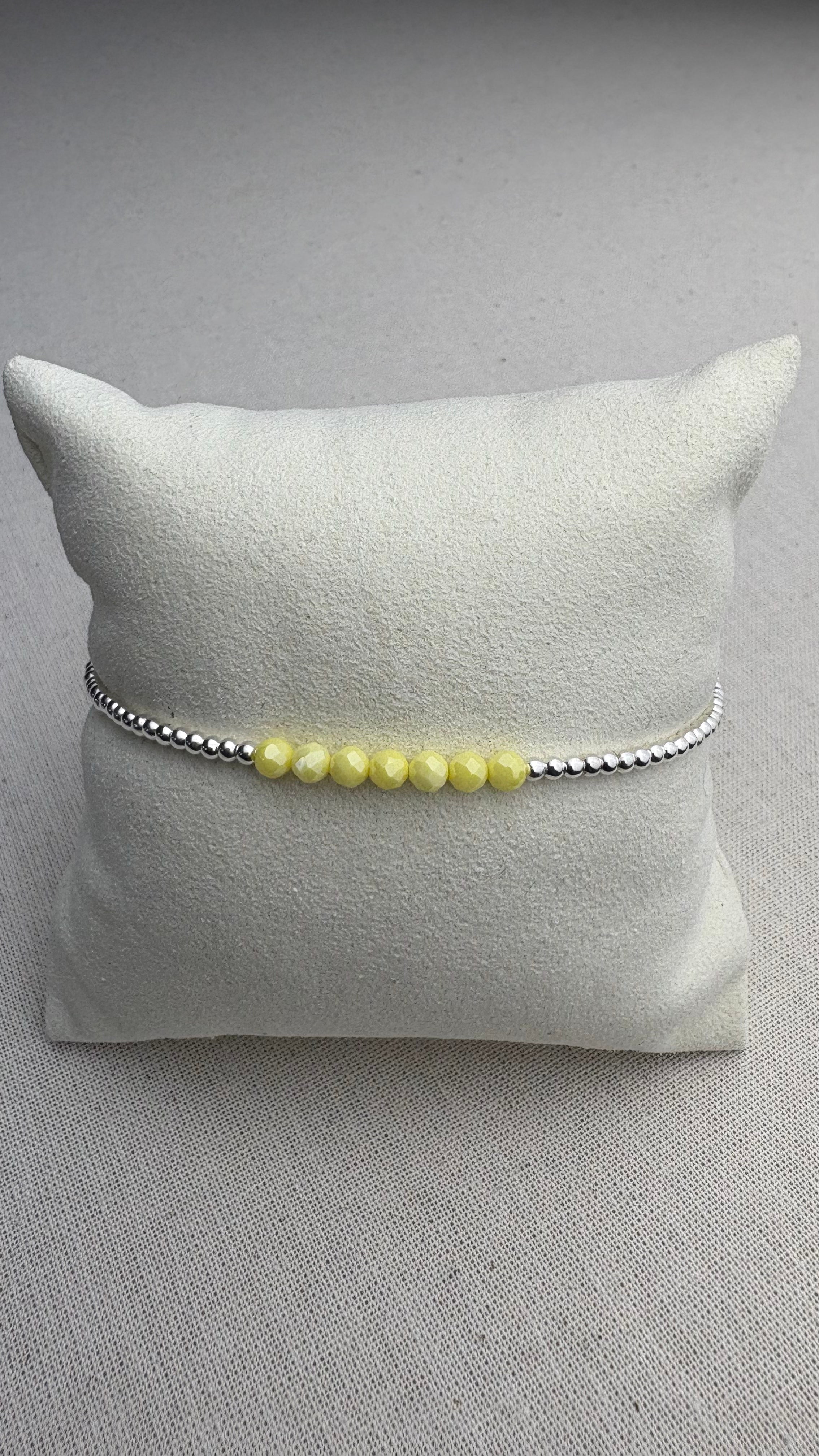 Bracelet Léna zirconium yellow