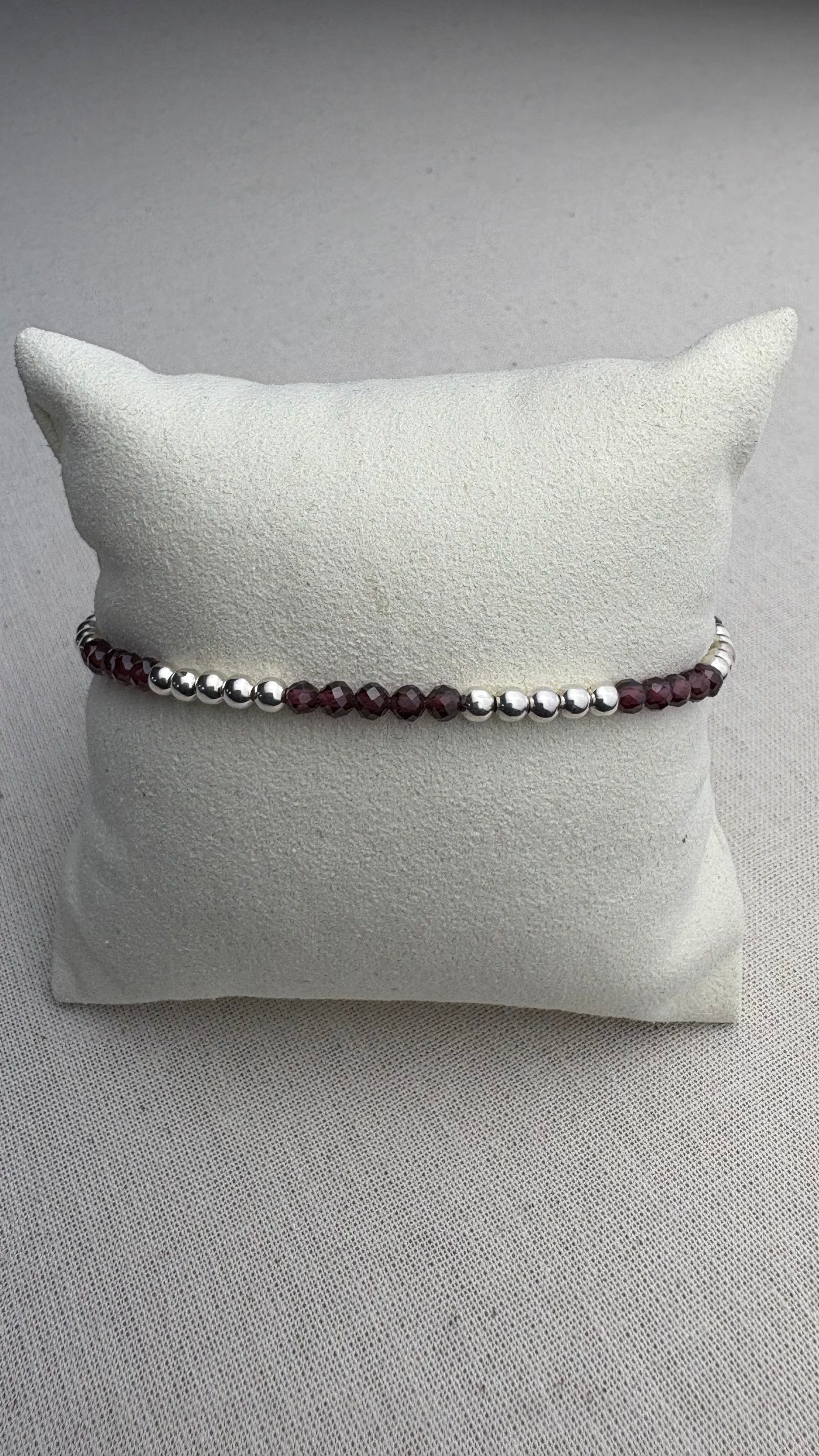 Bracelet Soleil Zirconium Grenat d’Inde