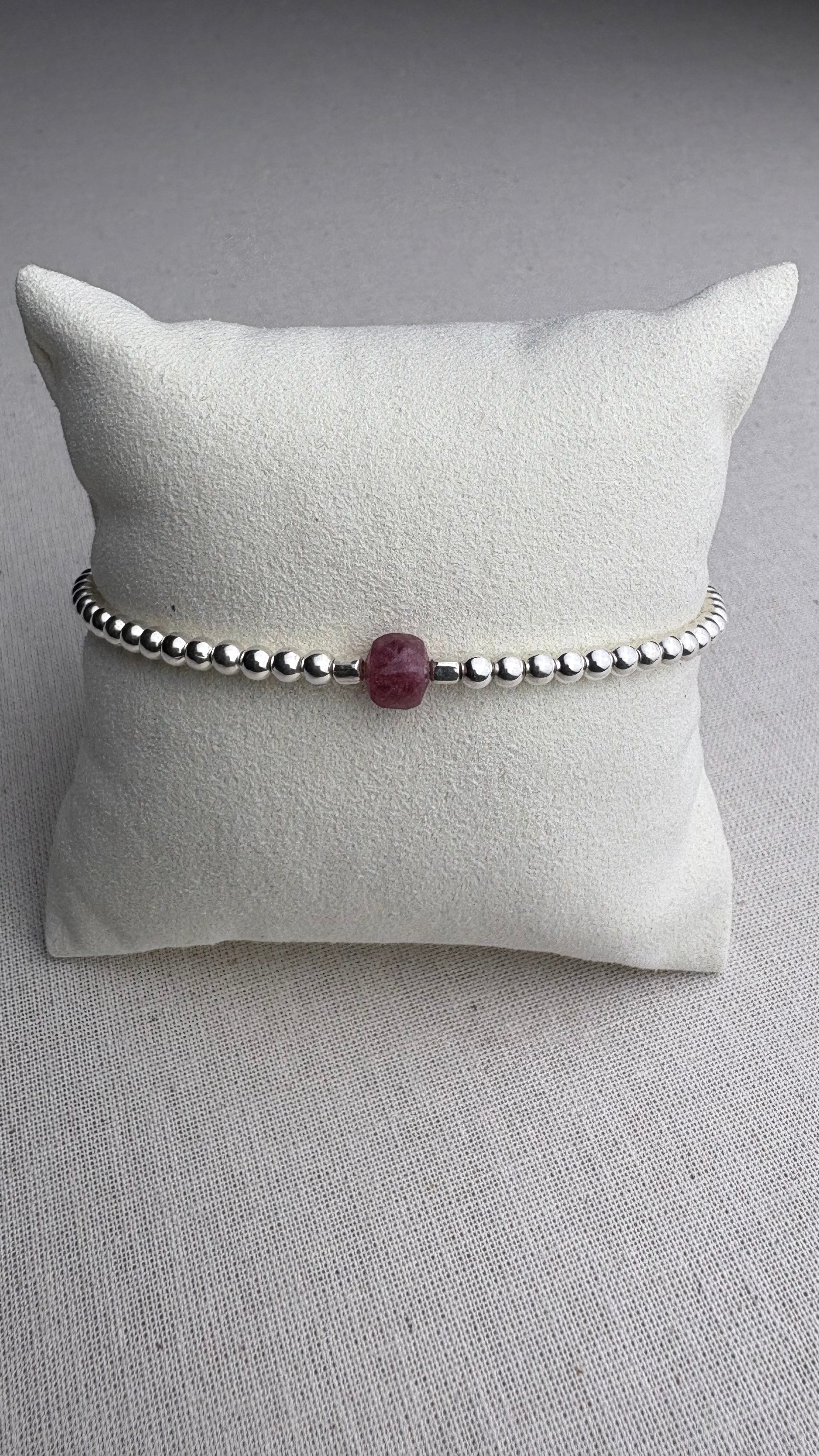 Bracelet Summer Quartzite bordeaux du Brésil