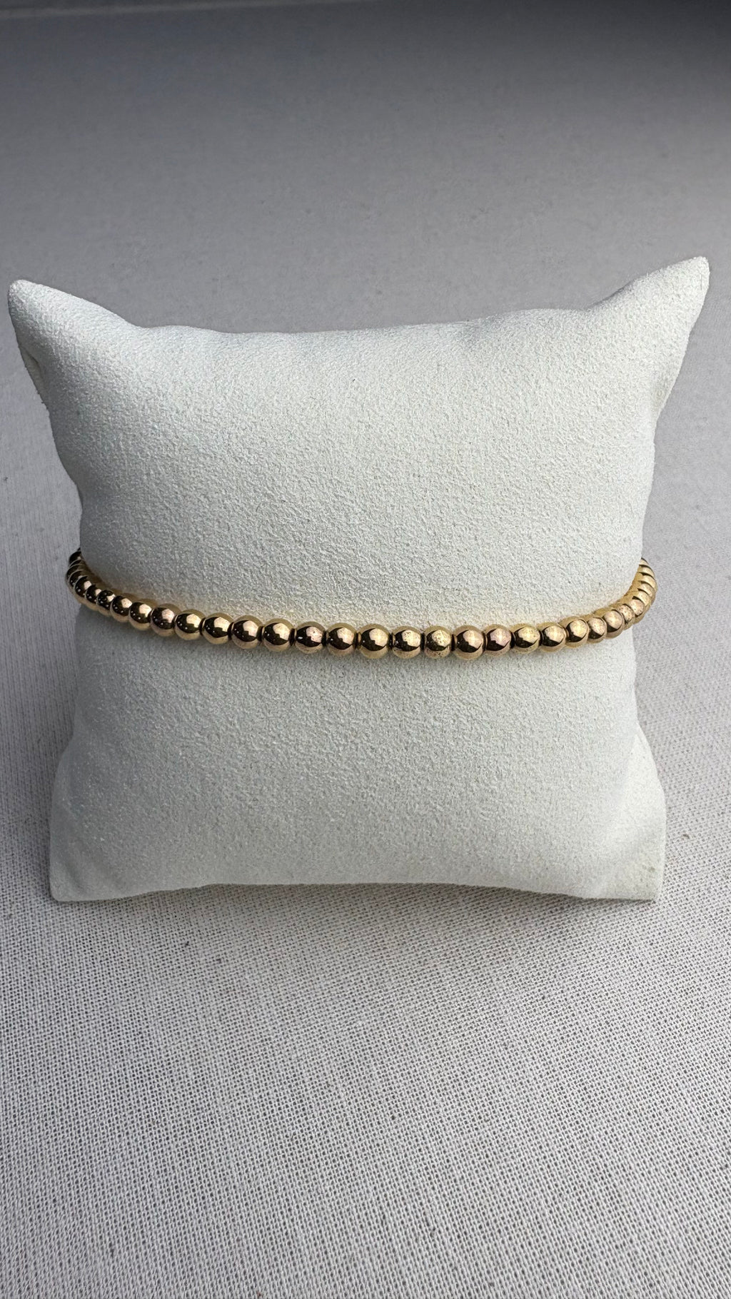 Bracelet Hématite Doré 3 mm