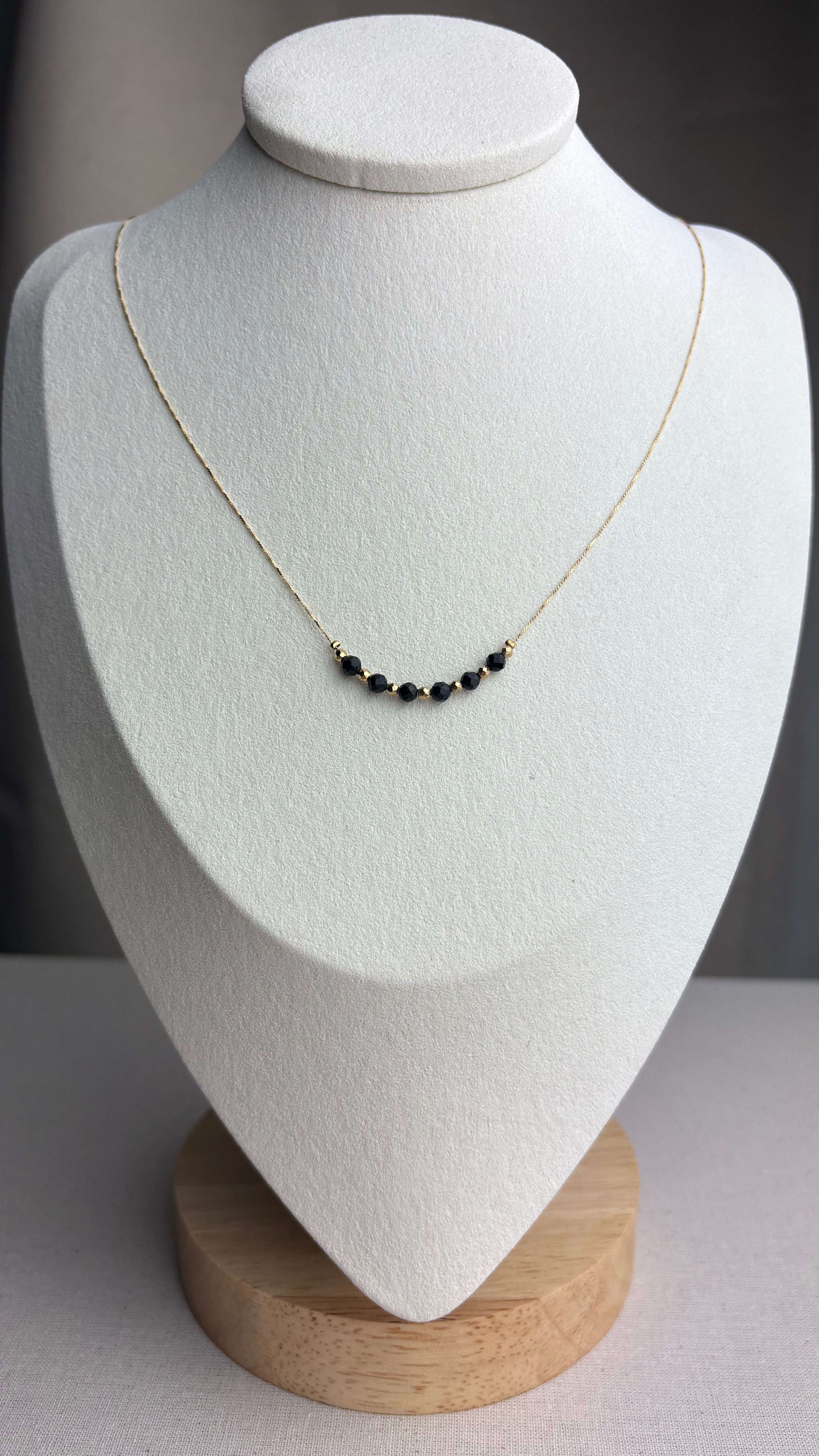 Collier ras de cou Cléor Onyx