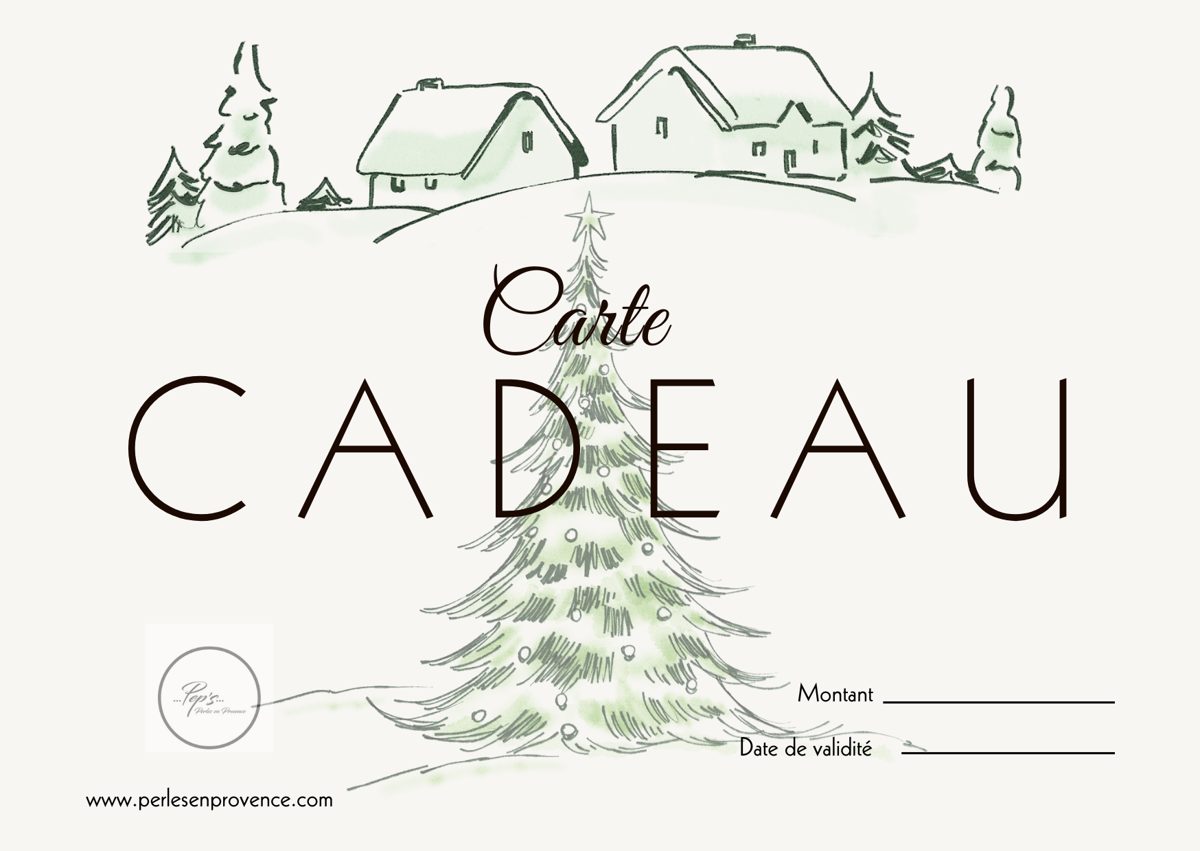 Carte Cadeau Perles en Provence